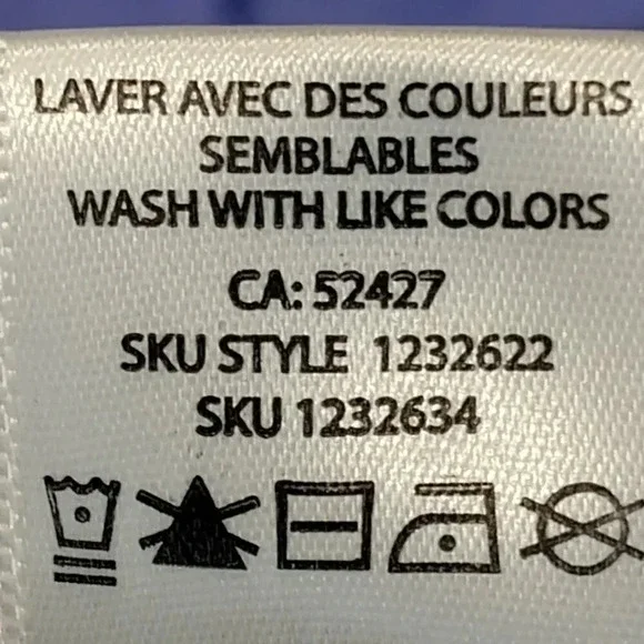 My  Style Women's Purple Long Adjustable Sleeve Button Down Size XL - Picture 5 of 13